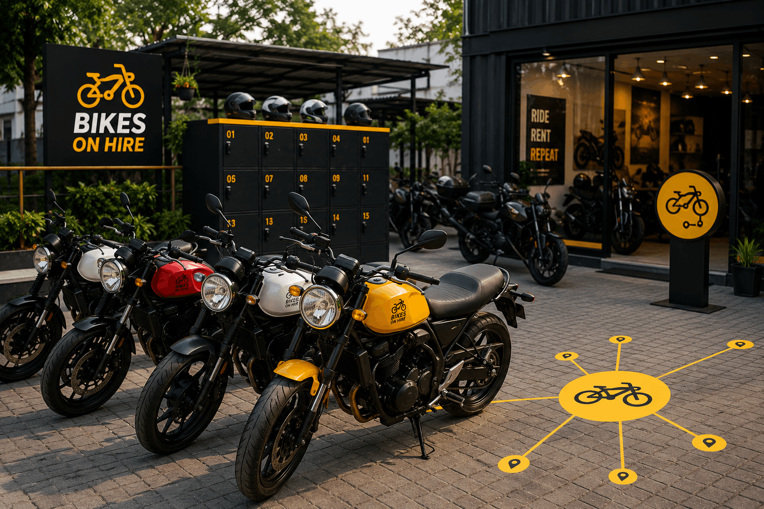 Physical Walk-in Hub Network